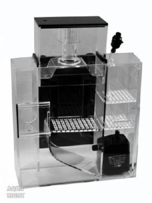 B2100005 AQUA LIGHT NANO Eiwei&szlig;absch&auml;umer mit Pumpe+Filter bis 50l