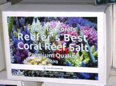 KZ-1041 KORALLENZUCHT Reefer`s Best Coral Reef Salt Premium Quality 20kg